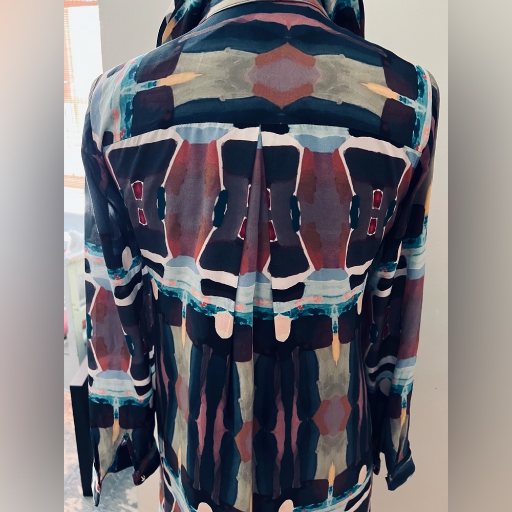 Abstract Patterned Dress by Marie Oliver - Picture 3 of 6